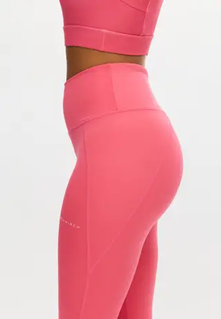Flattering High Waist Tights, Fruit Dove