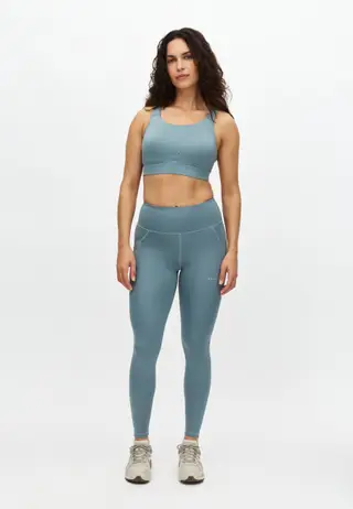 Flattering High Waist Tights, Stormy Sea