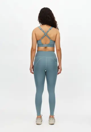 Flattering High Waist Tights, Stormy Sea