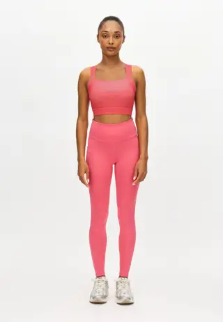 Flattering High Waist Tights, Fruit Dove