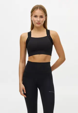 Kay Sports Bra, Black/Black