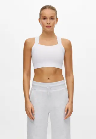 Kay Sports Bra, White