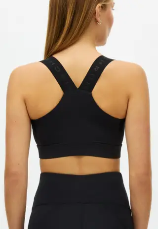 Kay Sports Bra, Black/Black