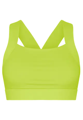 Kay Sports Bra, Lime Punch