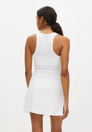 Mix Court Dress, White