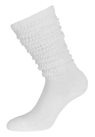 Scrunch Socks, White