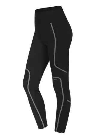 Shape Reflective Tights, Black