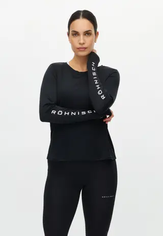 Team Logo Long Sleeve, Black