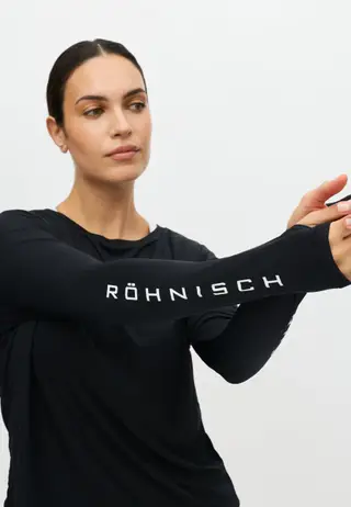 Team Logo Long Sleeve, Black