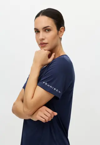 Team Logo Tee, Indigo