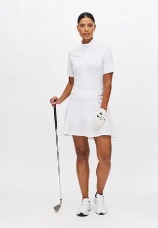 Bonnie Structure Skort, White