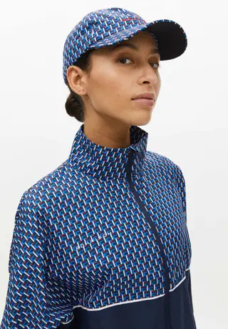 Imen Golf Wind Jacket, Logo Blue