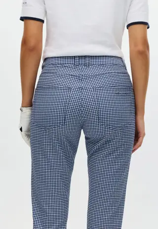 Chie Comfort Pants 30, Minicheck Skyway