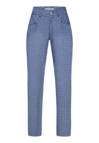 Chie Comfort Pants 30, Minicheck Skyway
