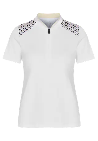 Arya Poloshirt, Logo Beige