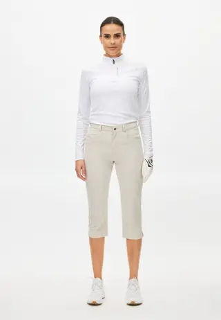 Chie Comfort Capri, Oatmeal