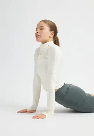 Seamless Cropped Long Sleeve, Tofu