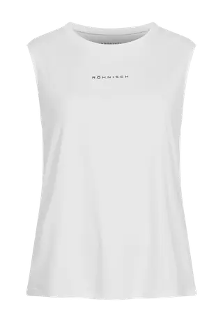 Team Logo Singlet, White