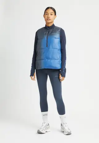Arches Padded Vest, Tie Dye Print