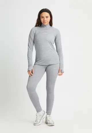 Insulate Thermo Half Zip, Grey Melange