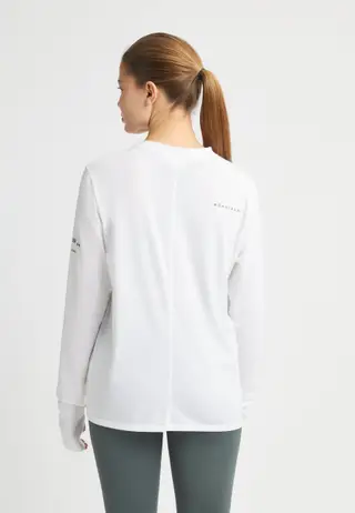 Clara Relaxed Long Sleeve, White