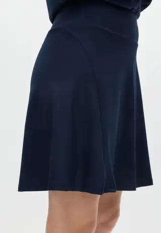 Luna Long Skort, Navy