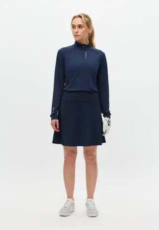 Luna Long Skort, Navy