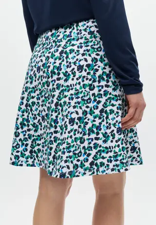 Luna Long Skort, Leo Blue/Green