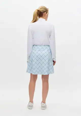 Luna Long Skort, Micro R Check Skyway