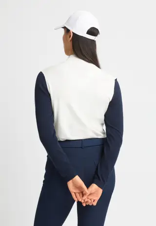 Ana Knitted Top, Navy
