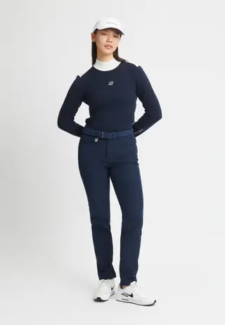 Ana Knitted Top, Navy