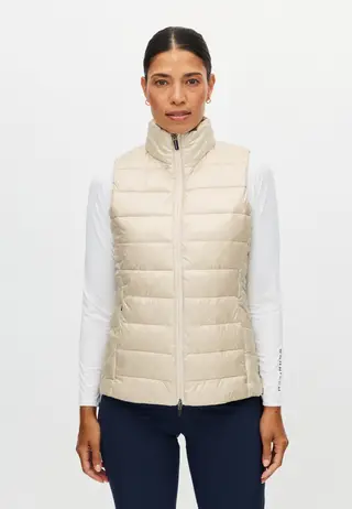 Airlite Golf Padded Vest, Micro R Check Oat