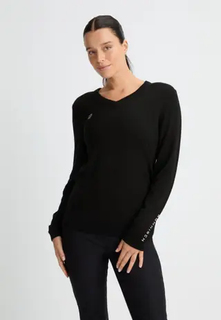 Adela Knitted Sweater, Black