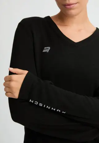 Adela Knitted Sweater, Black