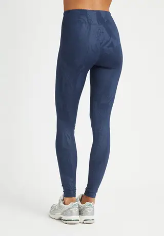 Untamed Emboss Tights, Beetle Emboss Navy