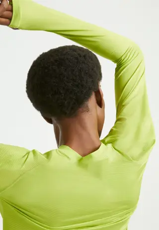 Snap Long Sleeve, Lime Punch