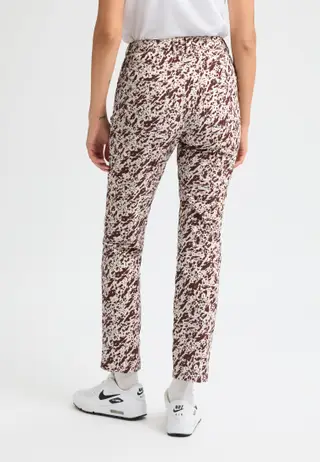 Chie Brushed Pant, Micro Beetle Print