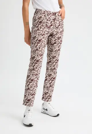 Chie Brushed Pant, Micro Beetle Print