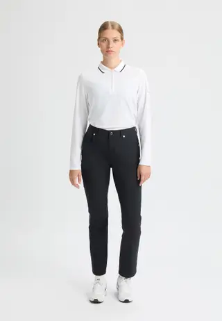 Chie Brushed Pant, Black