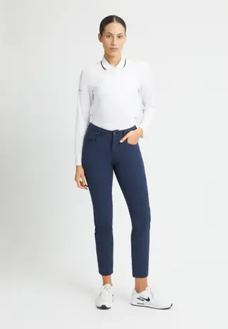 Chie Brushed Pant, Navy