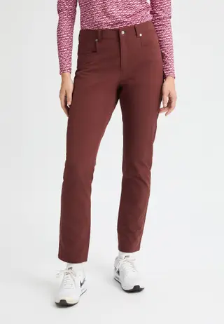 Chie Brushed Pant, Bitter Chocolate