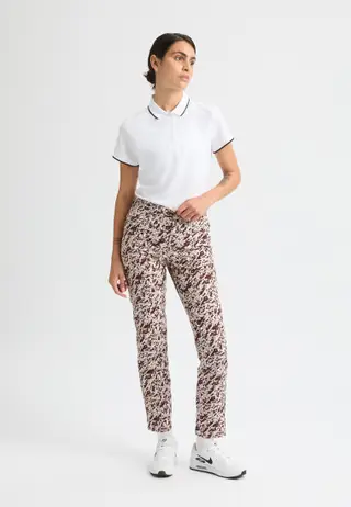 Chie Brushed Pant, Micro Beetle Print