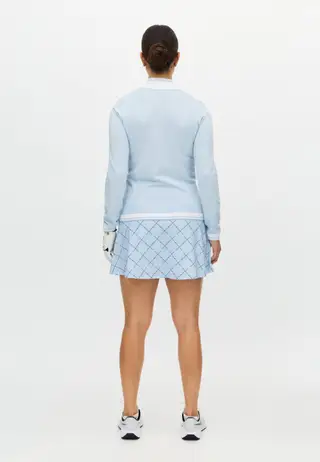Kora Knitted Half Zip, Skyway
