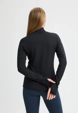 Warming Tech Half Zip, Black