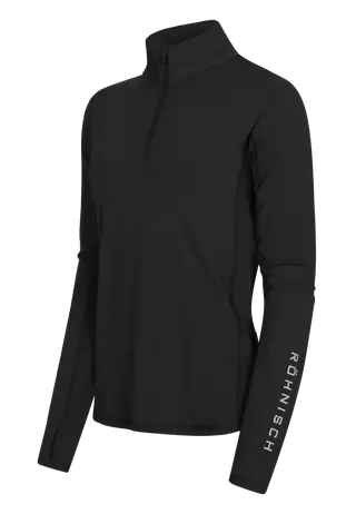 Warming Tech Half Zip, Black