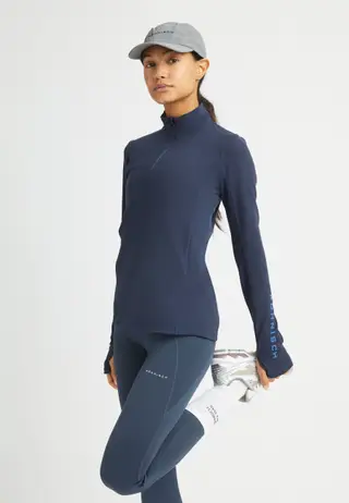 Warming Tech Half Zip, Space Navy