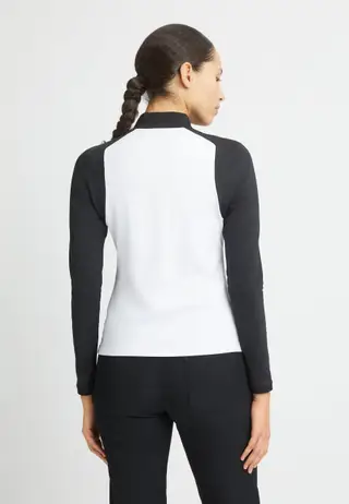 Ellie Brushed Long Sleeve Top, White