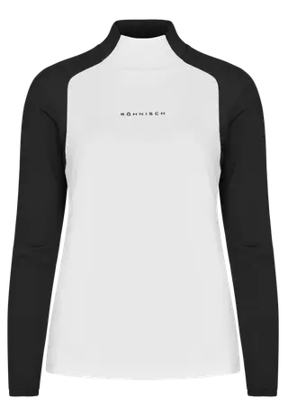 Ellie Brushed Long Sleeve Top, White