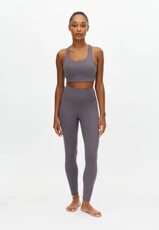 Legacy High Waist Tights, Smoky Lavender