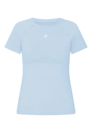 Seamless Flex Tee, Chambray Blue